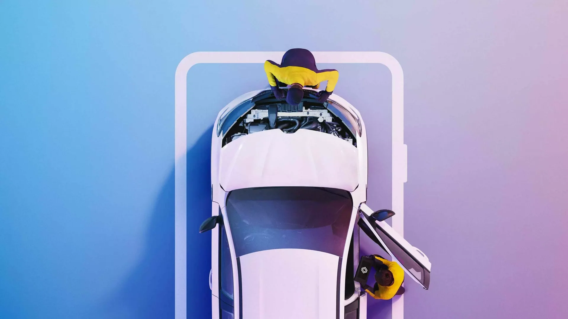 Pack contrôle technique Renault avec bilan préparatoire, passage au contrôle et contre-visite offerte.